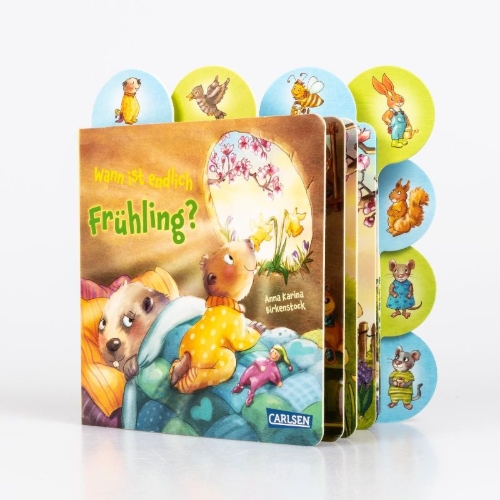 Buchcover und Innenansicht für das Buch: Wann ist endlich Frühling?