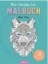 Buchcover und Innenansicht für das Buch: Mein Mandala-Tier-Malbuch - Wilde Tiere