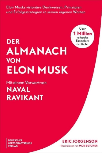 Buchcover und Innenansicht für das Buch: Der Almanach von Elon Musk