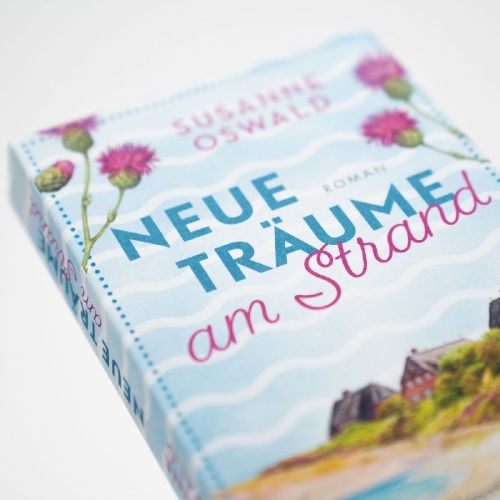 Buchcover und Innenansicht für das Buch: Neue Träume am Strand