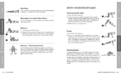 Buchcover und Innenansicht für das Buch: 50 Workouts - Yin Yoga