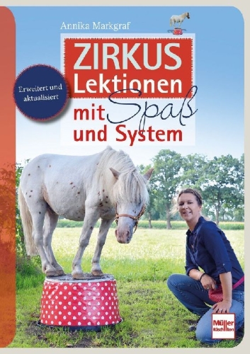 Buchcover und Innenansicht für das Buch: Zirkuslektionen mit Spaß und System