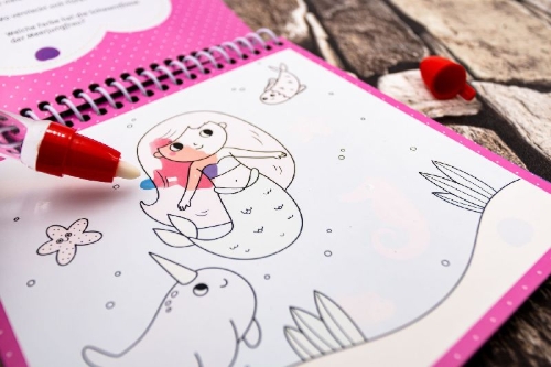 Buchcover und Innenansicht für das Buch: Mes Dessins Magiques - Le monde merveilleux
