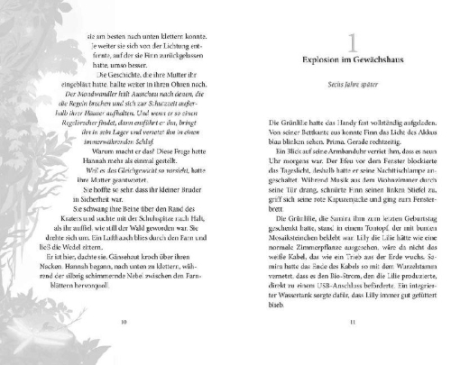 Buchcover und Innenansicht für das Buch: Nachtschattenwald. Auf den Spuren des Mondwandlers