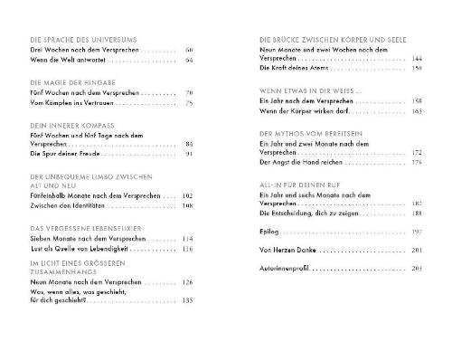 Buchcover und Innenansicht für das Buch: Radikal intuitiv & maximal authentisch
