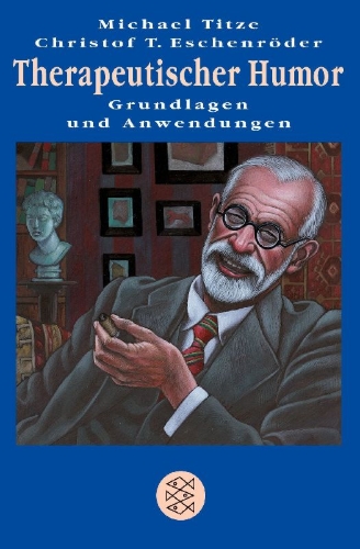 Buchcover und Innenansicht für das Buch: Therapeutischer Humor