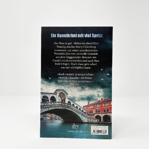 Buchcover und Innenansicht für das Buch: Venedig sehen und stehlen