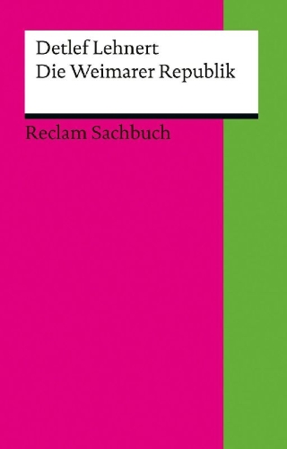 Buchcover und Innenansicht für das Buch: Die Weimarer Republik