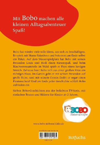 Buchcover und Innenansicht für das Buch: Noch mehr Spaß mit Bobo Siebenschläfer