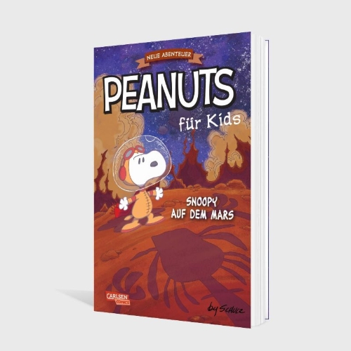 Buchcover und Innenansicht für das Buch: Snoopy: A Beagle of Mars