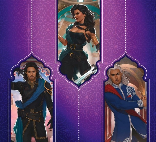 Buchcover und Innenansicht für das Buch: Dance of Stars and Ashes