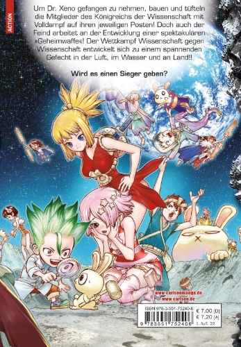 Buchcover und Innenansicht für das Buch: Dr. Stone