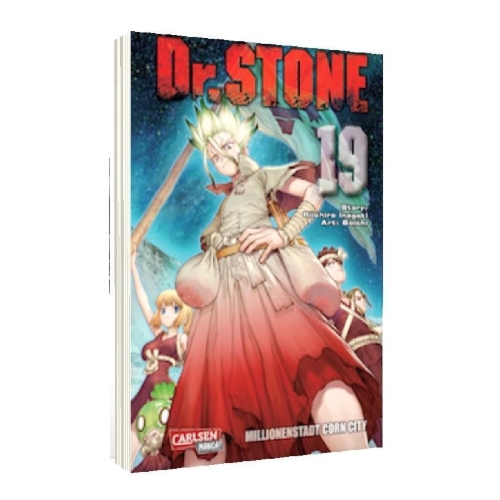 Buchcover und Innenansicht für das Buch: Dr. Stone