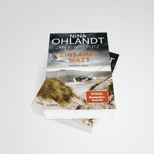 Buchcover und Innenansicht für das Buch: Einsames Watt