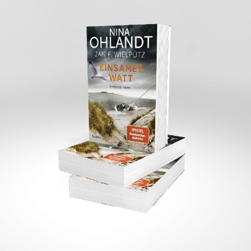Buchcover und Innenansicht für das Buch: Einsames Watt