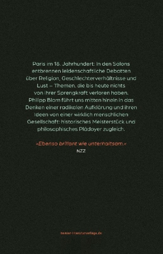 Buchcover und Innenansicht für das Buch: A Wicked Company (urspr.: Life, Liberty, and the Pursuit of Reason)
