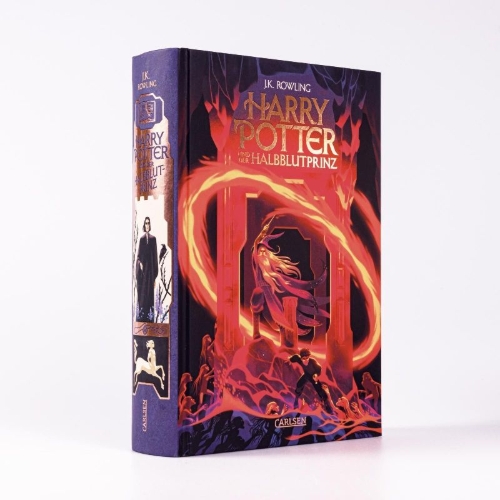 Buchcover und Innenansicht für das Buch: Harry Potter and the Half-Blood Prince