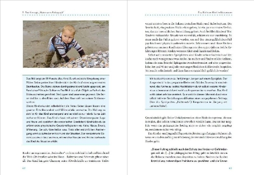 Buchcover und Innenansicht für das Buch: Naturraum-Pädagogik
