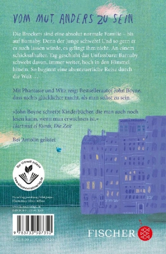 Buchcover und Innenansicht für das Buch: The Terrible Thing That Happened to Barnaby Brocket