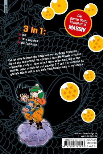 Buchcover und Innenansicht für das Buch: Dragon Ball Triple Edition