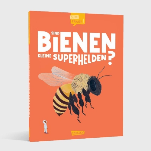 Buchcover und Innenansicht für das Buch: Big Questions Answered - Are Bees Nature's Tiny Heroes?
