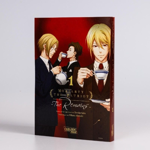Buchcover und Innenansicht für das Buch: Yuukoku no Moriarty