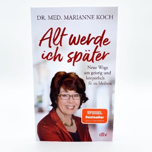 Buchcover und Innenansicht für das Buch: Alt werde ich später