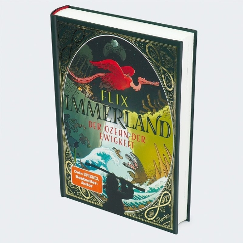 Buchcover und Innenansicht für das Buch: Immerland - Der Ozean der Ewigkeit