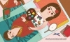 Buchcover und Innenansicht für das Buch: Pequeña y grande: Frida Kahlo