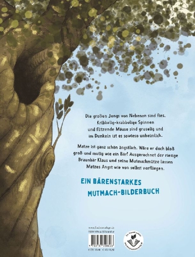 Buchcover und Innenansicht für das Buch: Matze Bärenmut