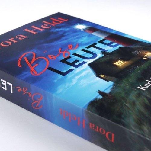Buchcover und Innenansicht für das Buch: Böse Leute