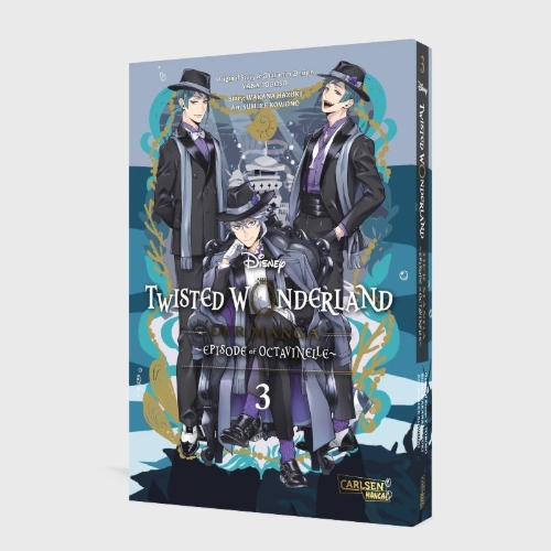 Buchcover und Innenansicht für das Buch: Twisted Wonderland: The Comic - Episode of Octavinelle