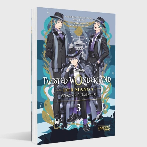 Buchcover und Innenansicht für das Buch: Twisted Wonderland: The Comic - Episode of Octavinelle