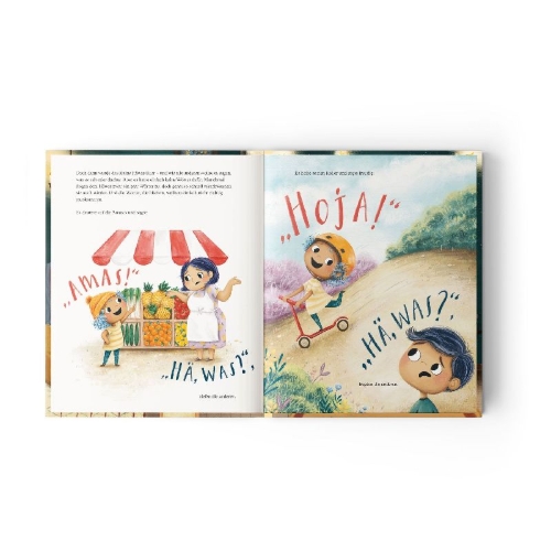 Buchcover und Innenansicht für das Buch: Das kleine Häwas