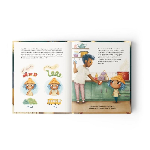 Buchcover und Innenansicht für das Buch: Das kleine Häwas