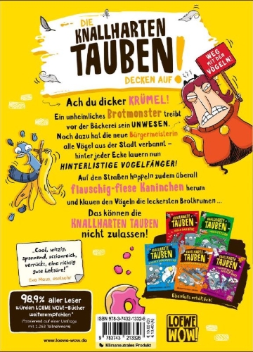Buchcover und Innenansicht für das Buch: Real Pigeons Get Bready