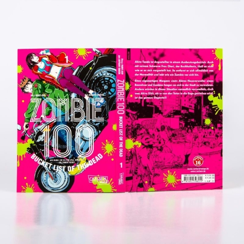 Buchcover und Innenansicht für das Buch: Zombie ni Naru Made ni Shitai 100 no Koto