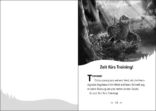 Buchcover und Innenansicht für das Buch: The Last Firehawk - The Underland