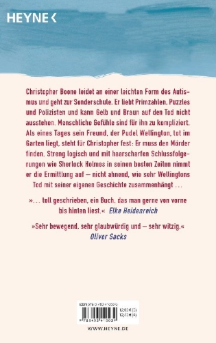 Buchcover und Innenansicht für das Buch: The Curious Incident of the Dog in the Night-Time
