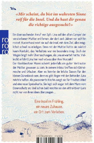 Buchcover und Innenansicht für das Buch: Der kleine Dünenkiosk auf Sylt