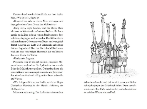 Buchcover und Innenansicht für das Buch: Petronella Apfelmus (Sonderausgabe Band 2)
