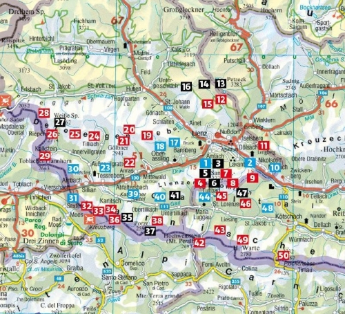 Buchcover und Innenansicht für das Buch: Osttirol Süd