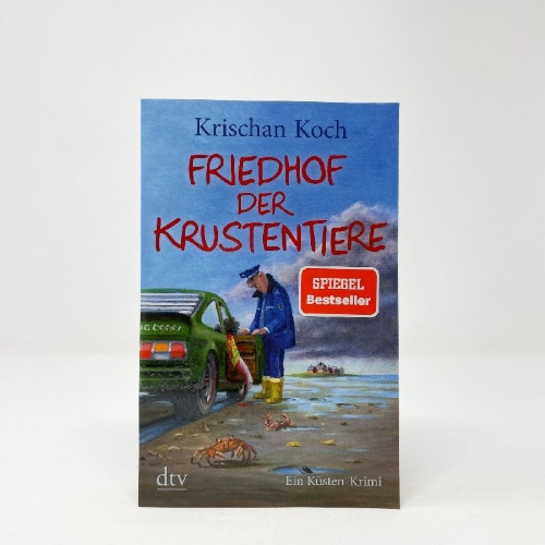 Buchcover und Innenansicht für das Buch: Friedhof der Krustentiere