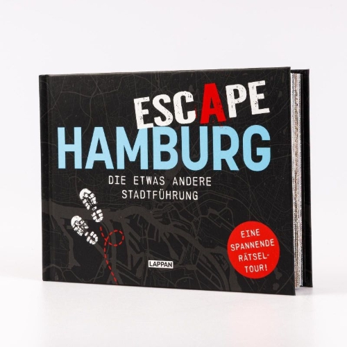Buchcover und Innenansicht für das Buch: ESCAPE Hamburg