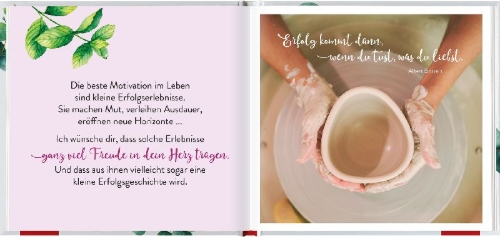 Buchcover und Innenansicht für das Buch: Zum Geburtstag viele gute Wünsche