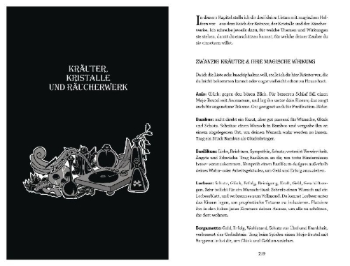 Buchcover und Innenansicht für das Buch: WitchPower - Entdecke deine magischen Kräfte
