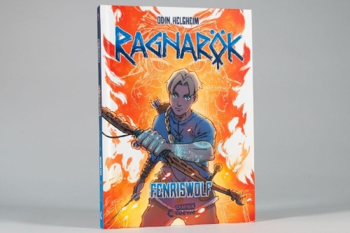 Buchcover und Innenansicht für das Buch: Ragnarok - Fenrisulven (OT)
