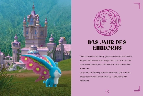 Buchcover und Innenansicht für das Buch: Unicorn Academy - NN