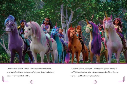 Buchcover und Innenansicht für das Buch: Unicorn Academy - NN