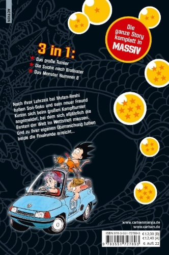 Buchcover und Innenansicht für das Buch: Dragon Ball Triple Edition
